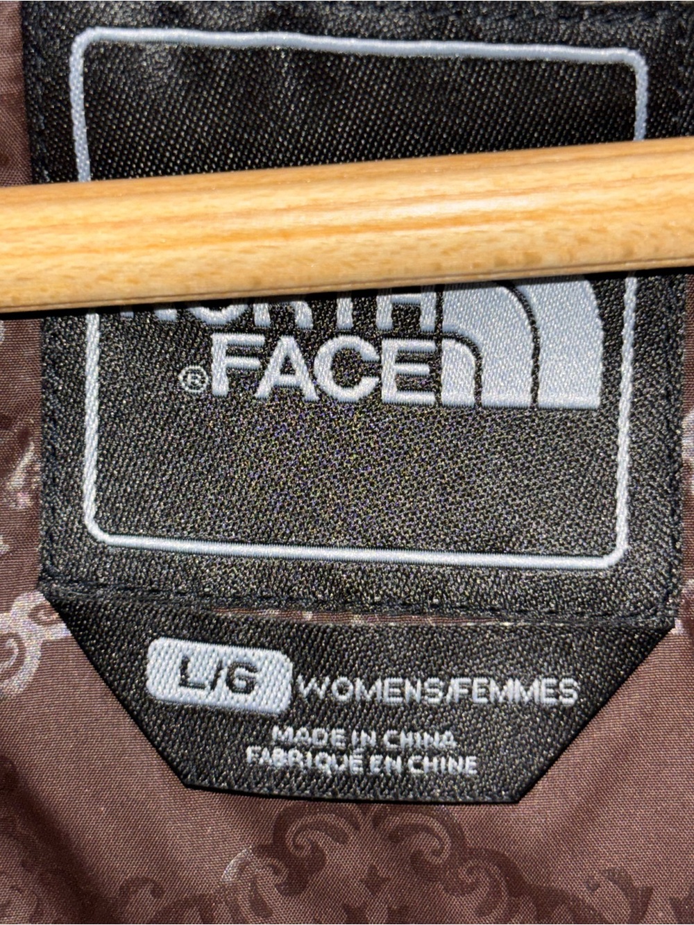 The North Face 600 Vintage Brown Quilted Down Puffer Vest Women's LG Insulated - Picture 13 of 13